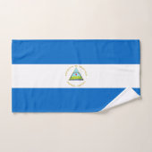 Vlag van Nicaragua Bad Handdoek (Handdoek)
