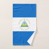 vlag van Nicaragua Bad Handdoek (Handdoek)