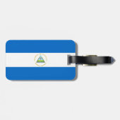vlag van Nicaragua Bagagelabel (Achterkant horizontaal)
