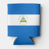 Vlag van Nicaragua Blikjeskoeler (Voorkant)