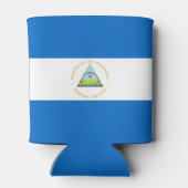 Vlag van Nicaragua Blikjeskoeler (Achterkant)