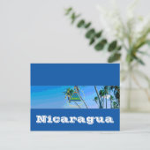 vlag van Nicaragua Briefkaart (Staand voorkant)