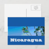 vlag van Nicaragua Briefkaart (Voorkant / Achterkant)