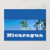vlag van Nicaragua Briefkaart (Voorkant)