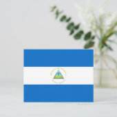 vlag van Nicaragua Briefkaart (Staand voorkant)