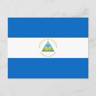 vlag van Nicaragua Briefkaart