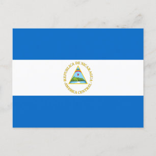 Vlag van Nicaragua Briefkaart