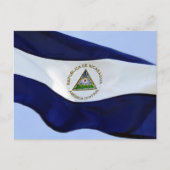 vlag van nicaragua briefkaart (Voorkant)