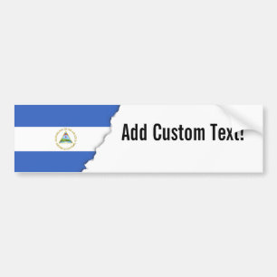 Vlag van Nicaragua Bumpersticker