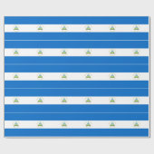 Vlag van Nicaragua Cadeaupapier (Vlak)