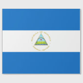 Vlag van Nicaragua Cadeaupapier (Vlak)