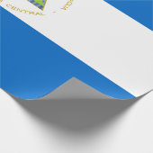 Vlag van Nicaragua Cadeaupapier (Hoek)