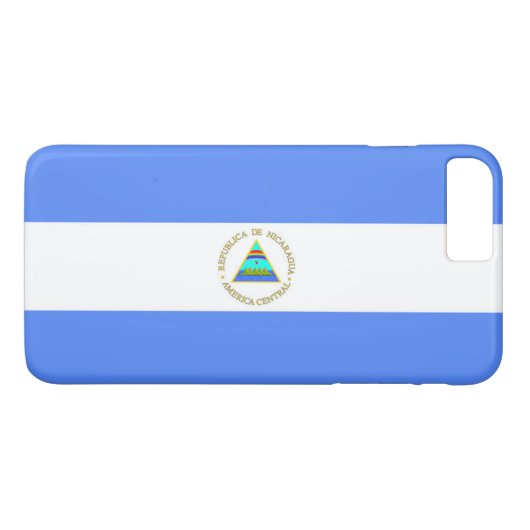 Vlag van Nicaragua Case-Mate iPhone Case (Achterkant (Horizontaal))