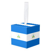vlag van Nicaragua Decoratie (Voorkant hoekig)