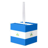 vlag van Nicaragua Decoratie (Achter hoekig)