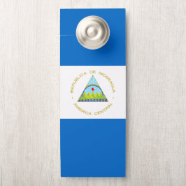 vlag van Nicaragua Deurhanger
