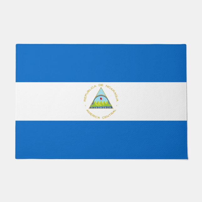 Vlag van Nicaragua Deurmat (Voorkant)