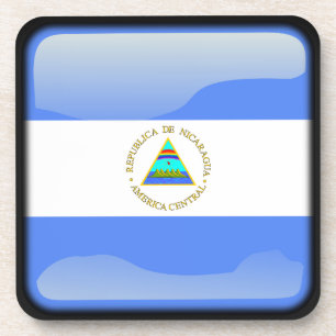 Vlag van Nicaragua Drankjes Onderzetter
