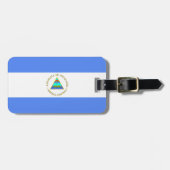 Vlag van Nicaragua Easy ID Personal Bagagelabel (Voorkant horizontaal)