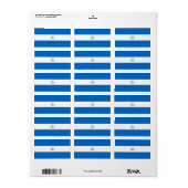 vlag van Nicaragua Etiket (Full Sheet)