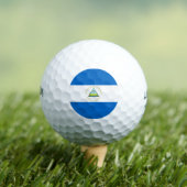 Vlag van Nicaragua Golfballen (Insitu Shirt)