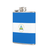 vlag van Nicaragua Heupfles (Links)
