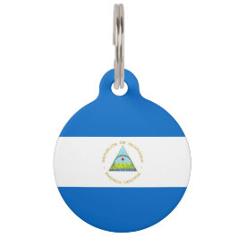 vlag van Nicaragua Huisdierpenning