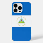 vlag van Nicaragua iPhone Hoesje (Achterkant)