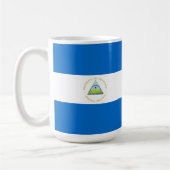 vlag van Nicaragua Koffiemok (Links)