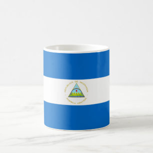 Vlag van Nicaragua Koffiemok