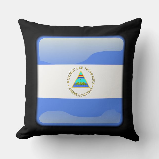 Vlag van Nicaragua Kussen (Voorkant)