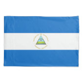Vlag van Nicaragua Kussensloop (Achterkant)