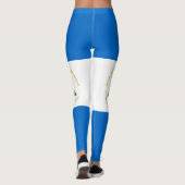 Vlag van Nicaragua Leggings (Achterkant)