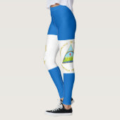 Vlag van Nicaragua Leggings (Links)