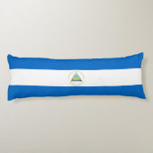 Vlag van Nicaragua Lichaamskussen (Achterkant)
