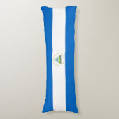 Vlag van Nicaragua Lichaamskussen (Voorkant Verticaal)