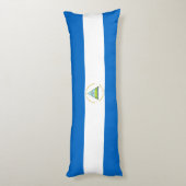 Vlag van Nicaragua Lichaamskussen (Achterkant (Verticaal))