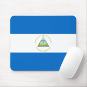 Vlag van Nicaragua Muismat (Met muis)