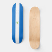 Vlag van Nicaragua Persoonlijk Skateboard (Voorkant)