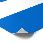 Vlag van Nicaragua Poster (Hoek)