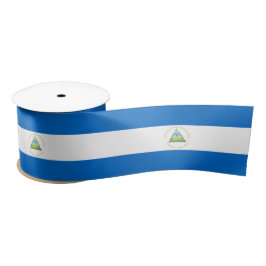 Vlag van Nicaragua Satijnen Lint