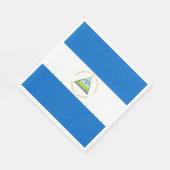 Vlag van Nicaragua Servet (Hoek)