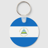 vlag van Nicaragua Sleutelhanger (Achterkant)