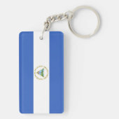 Vlag van Nicaragua Sleutelhanger (achterkant)