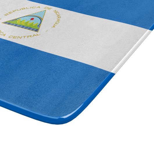 Vlag van Nicaragua Snijplank (Hoek)