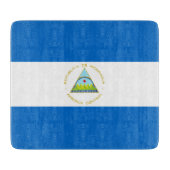 Vlag van Nicaragua Snijplank (Voorkant)