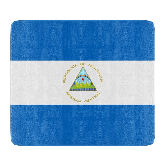 Vlag van Nicaragua Snijplank (Voorkant)
