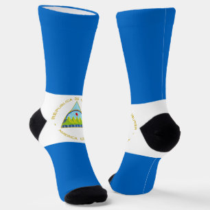 Vlag van Nicaragua Sokken