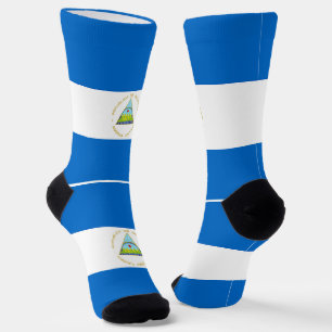 Vlag van Nicaragua Sokken
