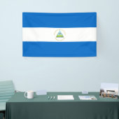 vlag van Nicaragua Spandoek (Beurs)